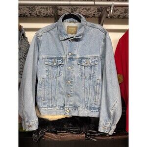 Haggar Clothing Co Jean Jacket size Small 0038
